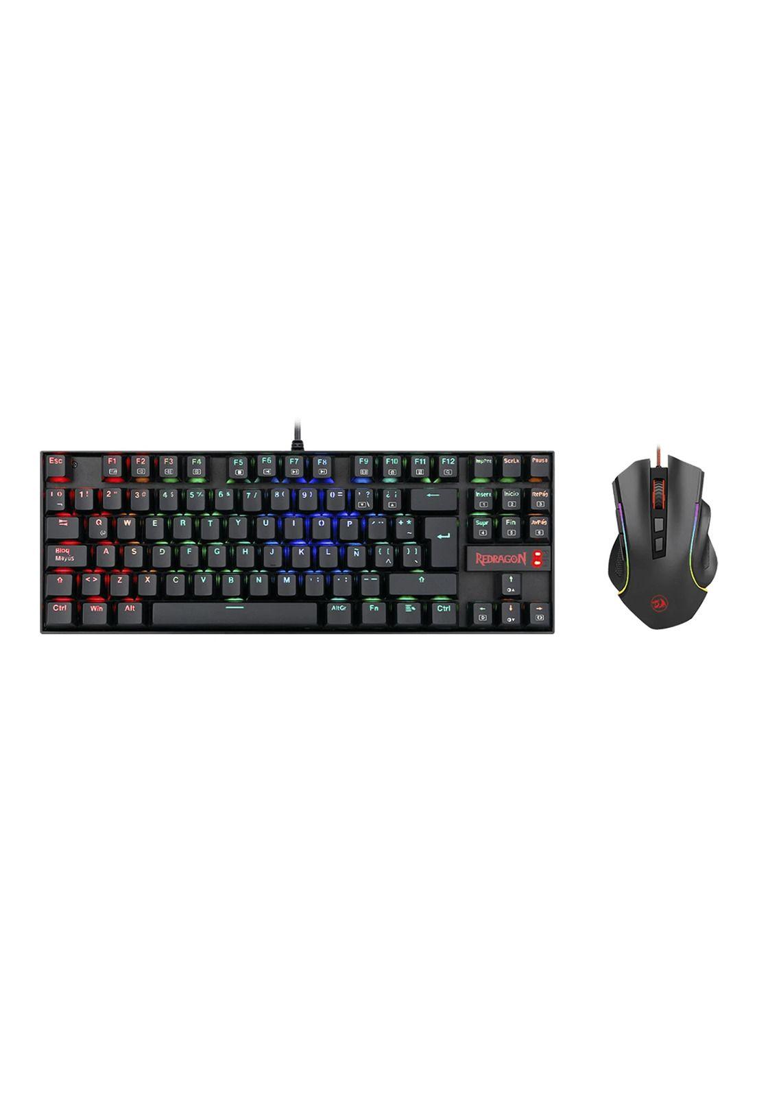 Kit Redragon Teclado Mecánico Kumara + Mouse Griffin RGB-1
