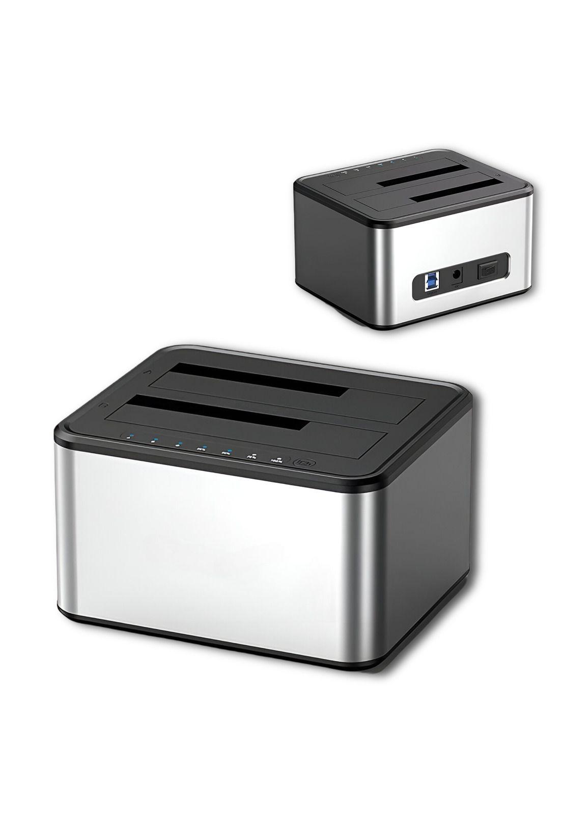 Lector de Discos SATA USB 3.0 Dock Station Dual 5 GBPS K250D-7
