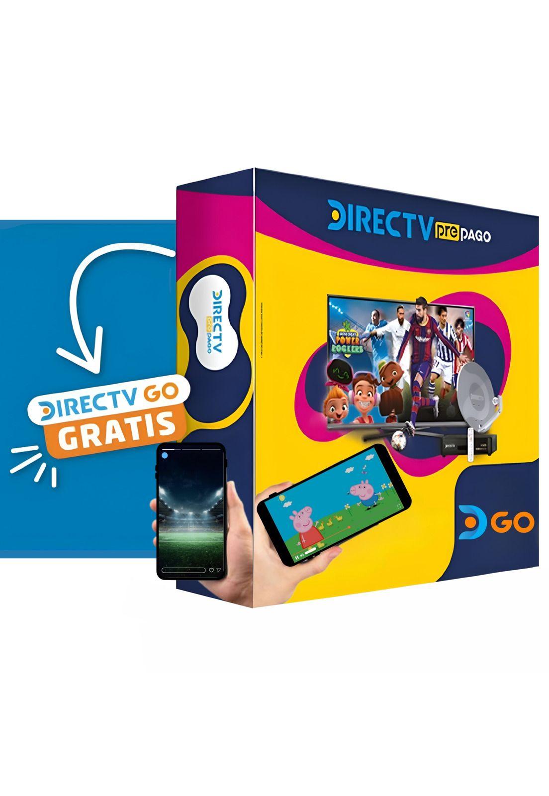 Antena DirecTV Prepago Satelital HD Kit FULL + 2 Directv GO-2