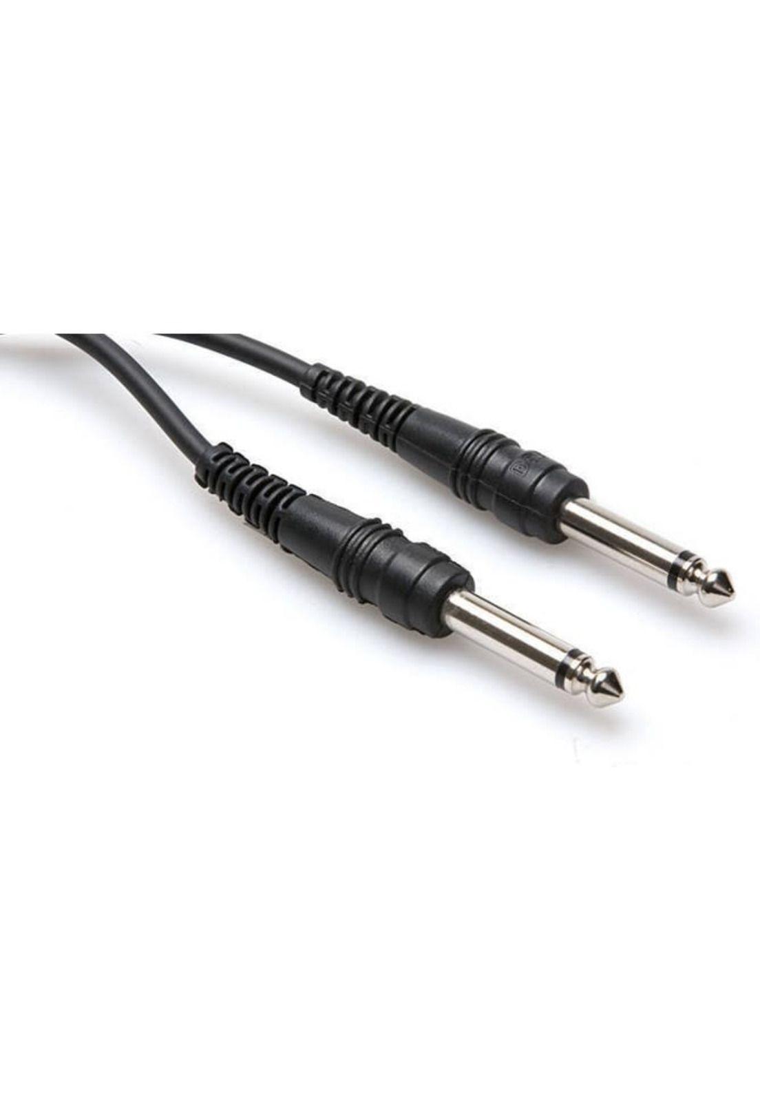 Cable De Audio 1x1 de 6.3mm a 6.3mm Macho de 3 Metros GC163-2