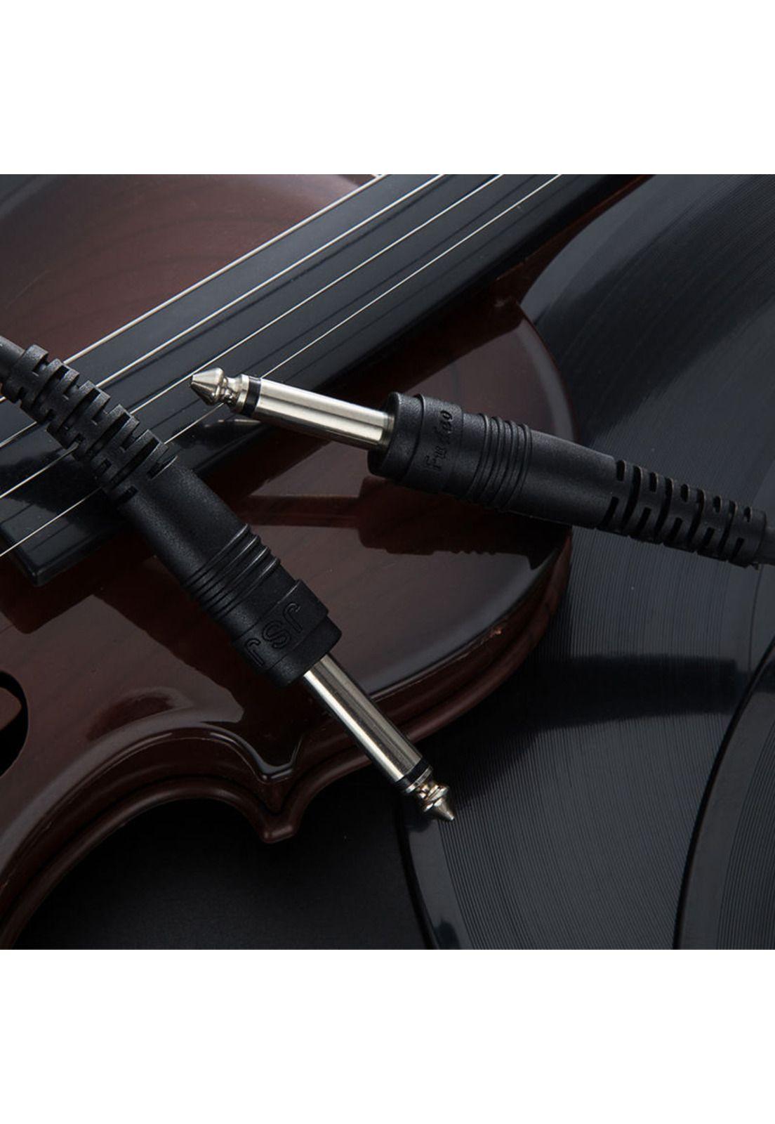 Cable De Audio 1x1 de 6.3mm a 6.3mm Macho de 3 Metros GC163-3