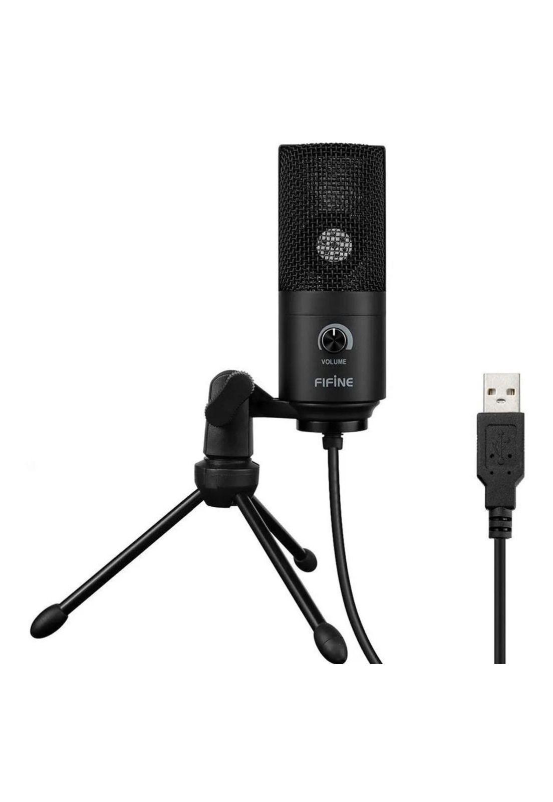Micrófono Condensador USB Multiplataformas Fifine K669BK Pro-4