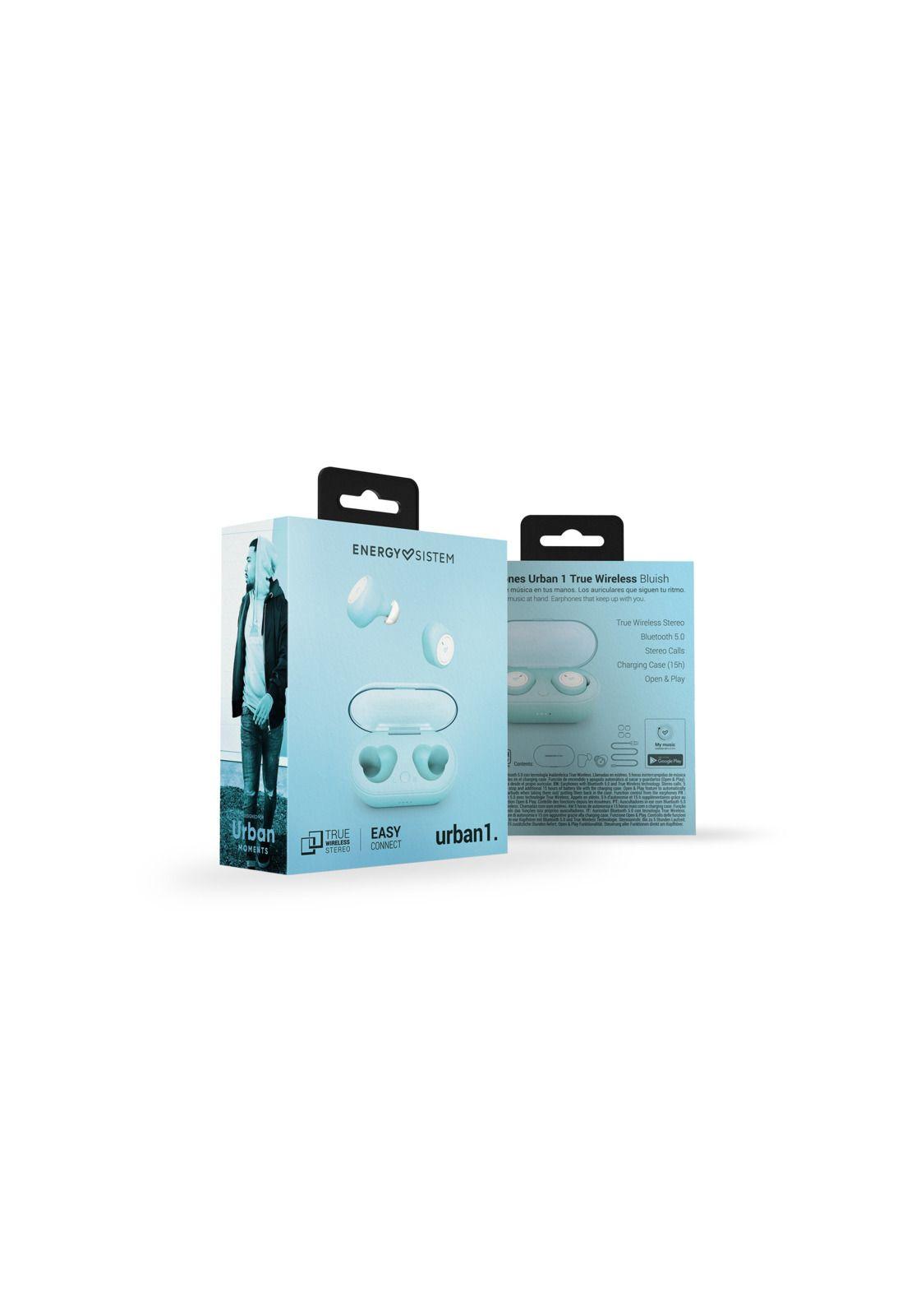 Audífonos Energy Sistem Urban 1 TWS Bluish 20 Horas 449781-6