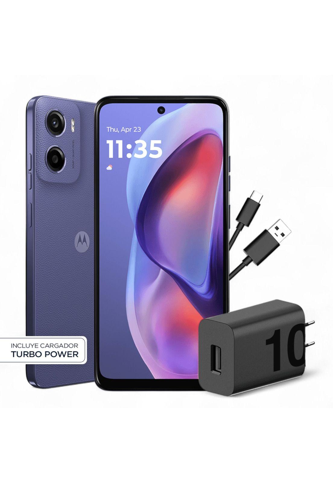 Smartphone Motorola Moto E15 de 6" /2GB RAM Purpura XT523-8P-3