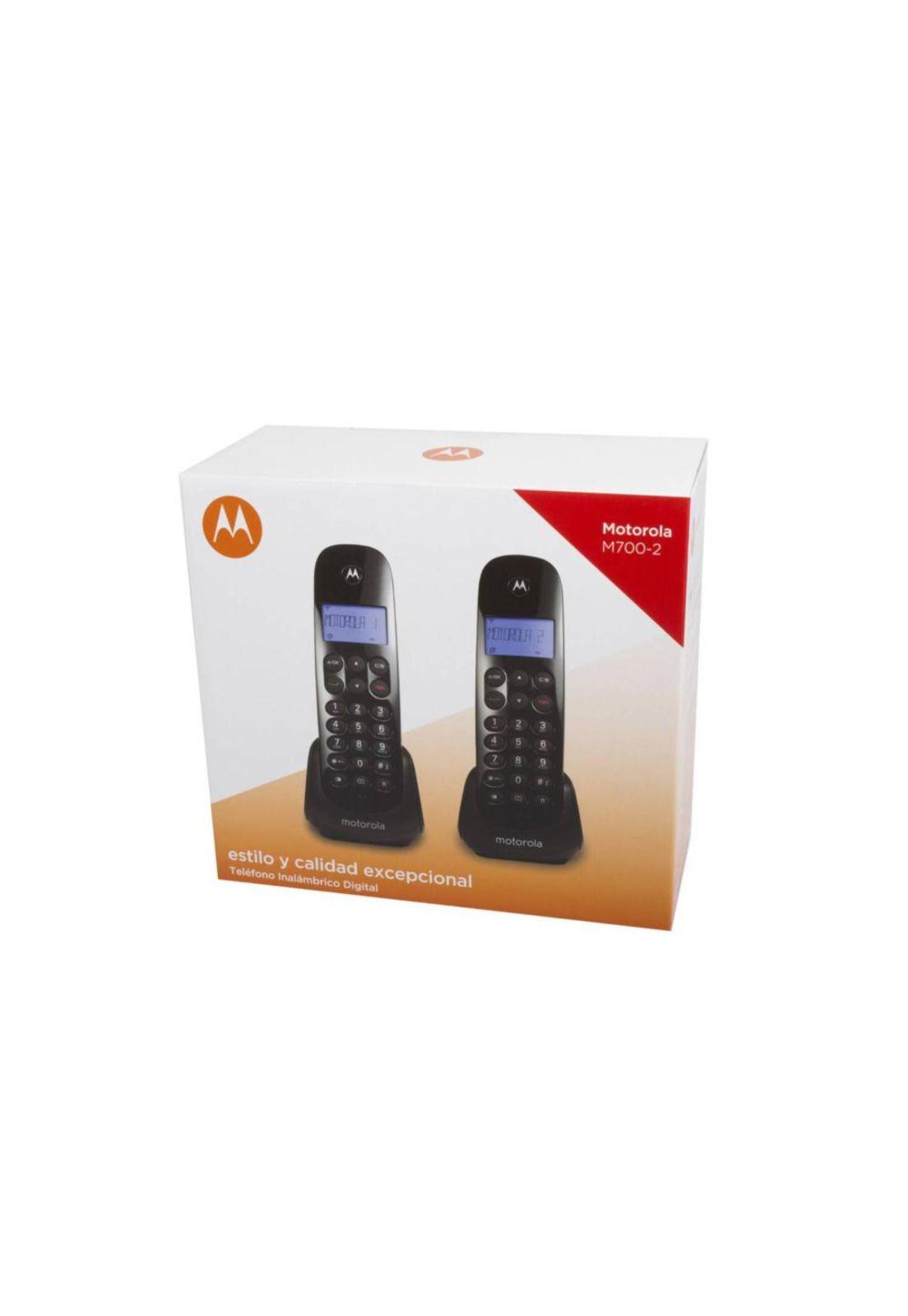 Pack de 2 Teléfonos Inalámbricos Motorola M700-2 Dual HD-7