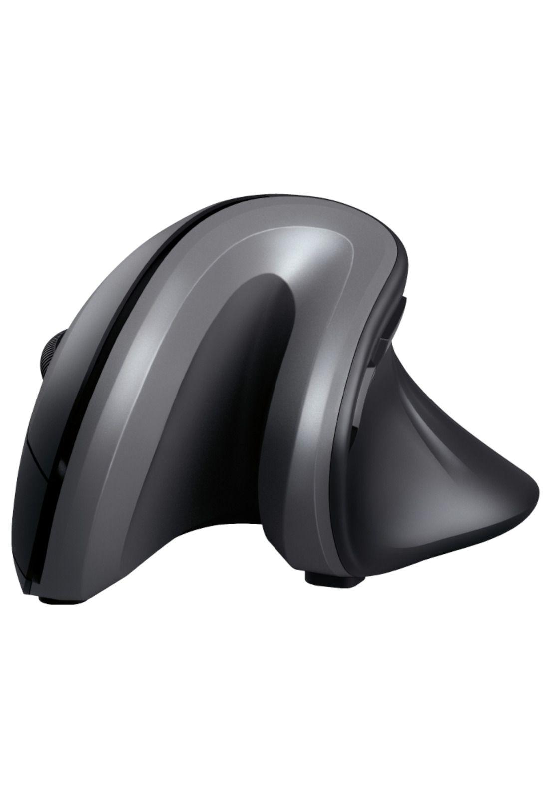 Mouse Vertical Inalámbrico Ergonómico Trust Verro Black 2G-3