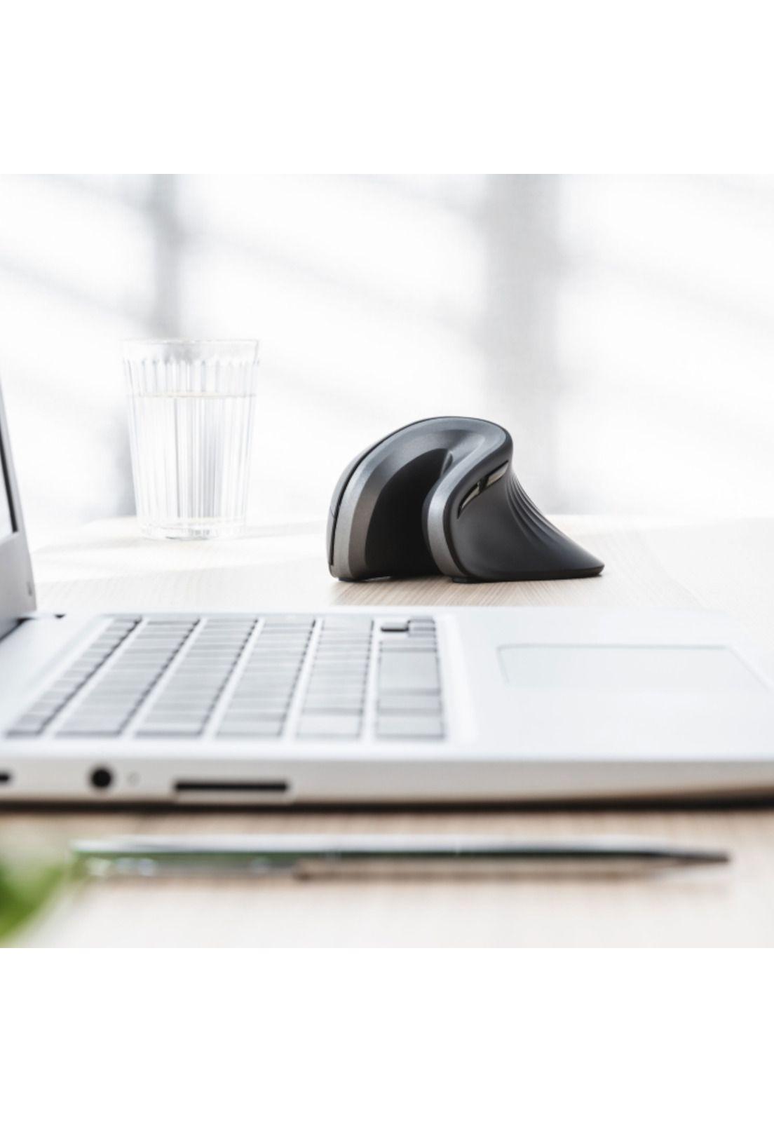 Mouse Vertical Inalámbrico Ergonómico Trust Verro Black 2G-7