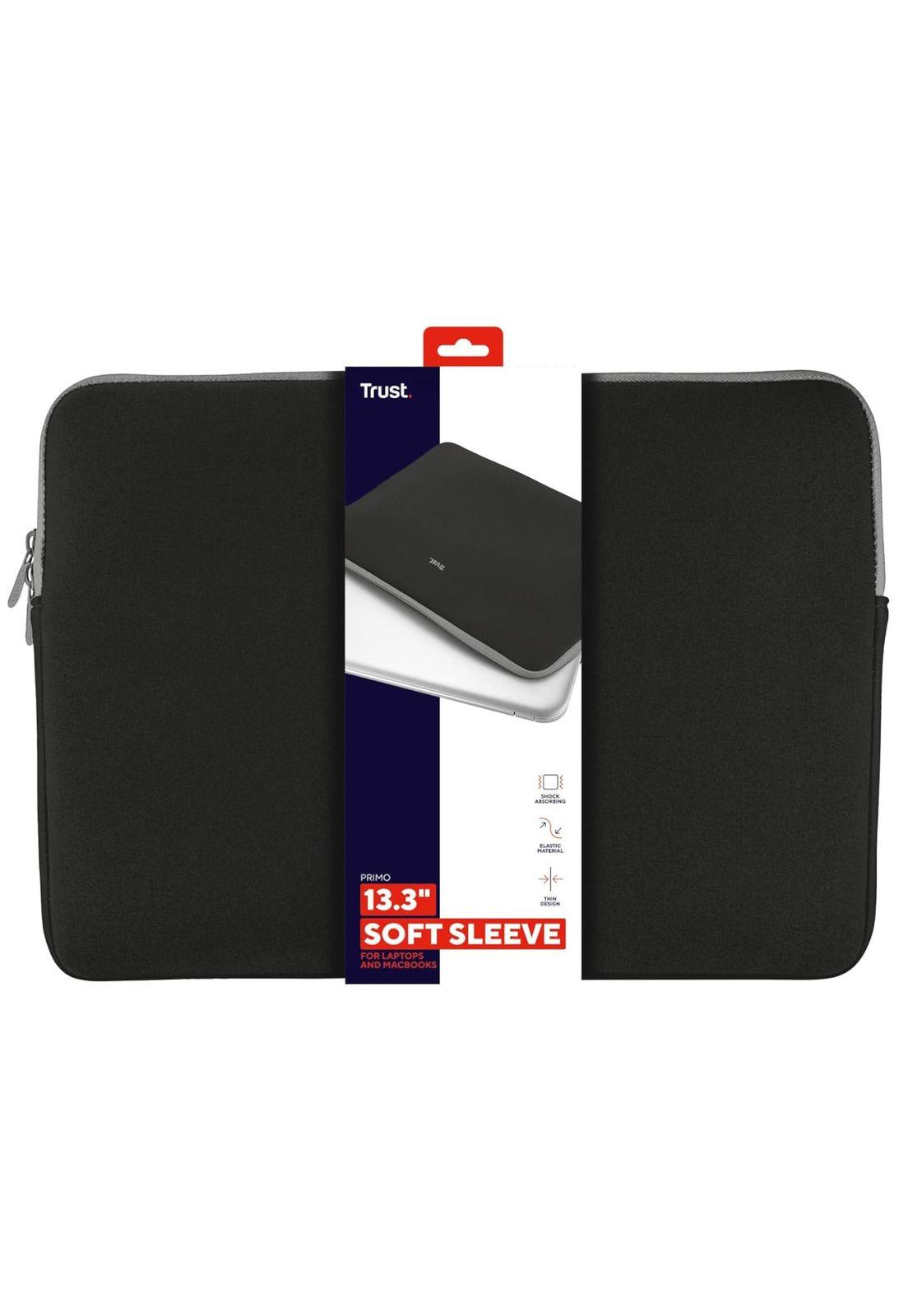 Funda Notebook & Macbook Trust Primo Sleeve Soft 13.3" Black-6