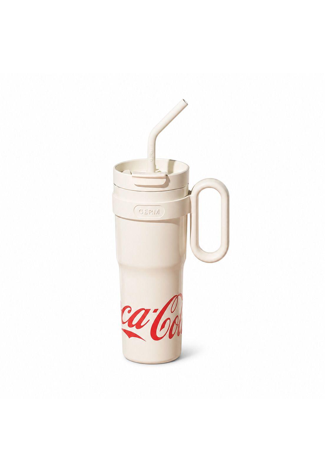 Vaso Térmico GERM Coca-Cola 1100ML White Acero Inoxidable-2