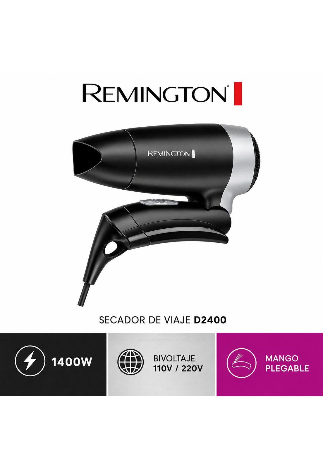 Secador de Pelo Remington Plegable de Viaje 220V/110V D2400-5