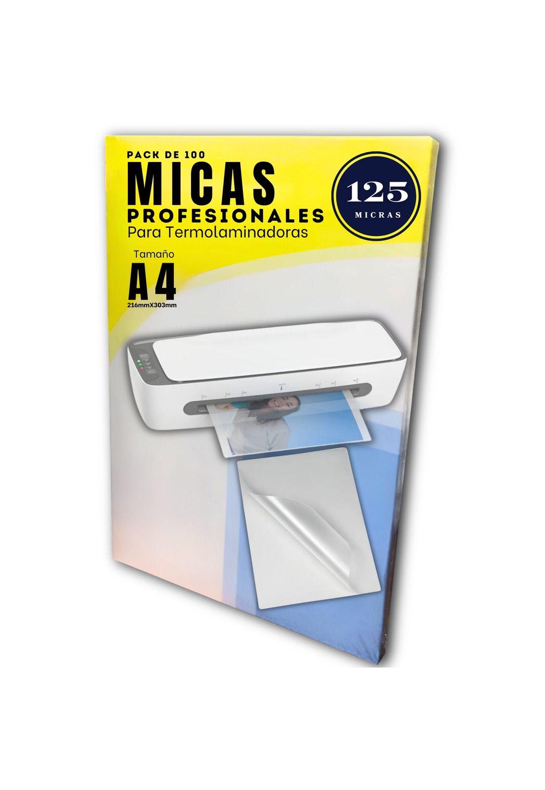 Pack De Micas Para Termolaminar 100 Unidades De 125 Micras-0