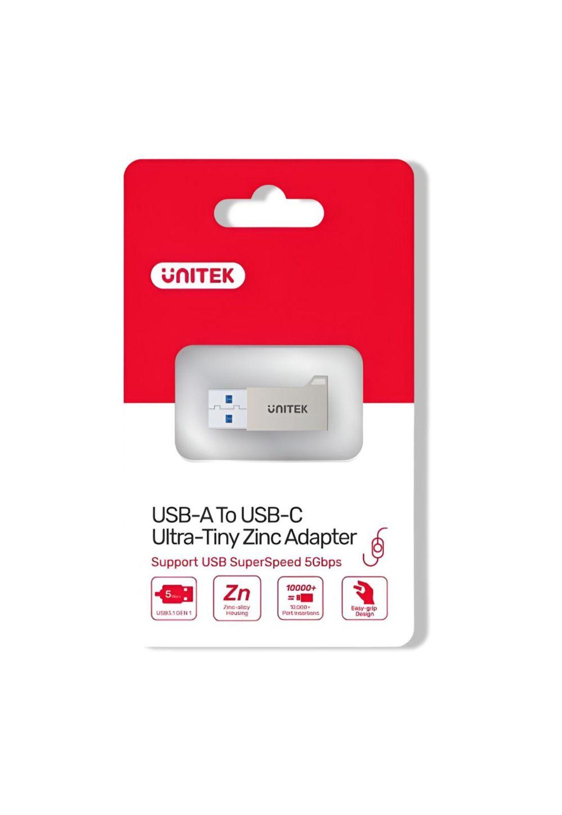 Adaptador USB 3.1 a USB Tipo C High Speed UNITEK A1034NI-4