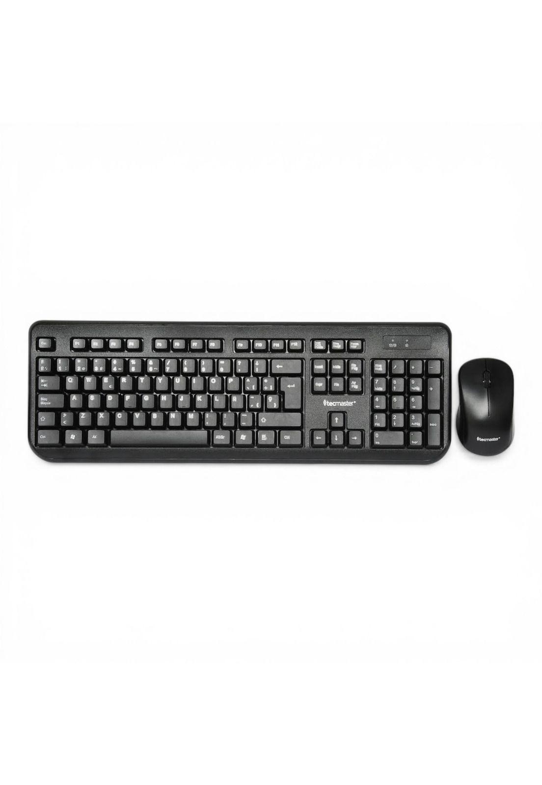 Kit Teclado y Mouse Inalambrico Tecmaster Multimedia 100512-2