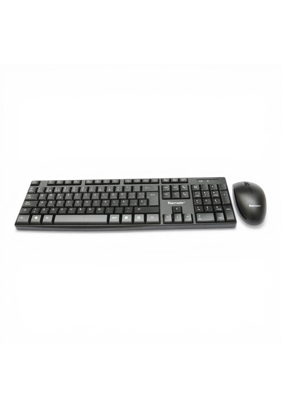 Kit Teclado y Mouse Inalambrico Tecmaster Multimedia 100512-4