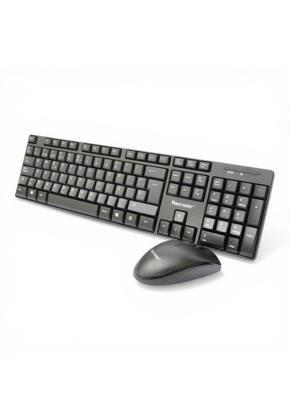 Kit Teclado y Mouse Inalambrico Tecmaster Multimedia 100512-5