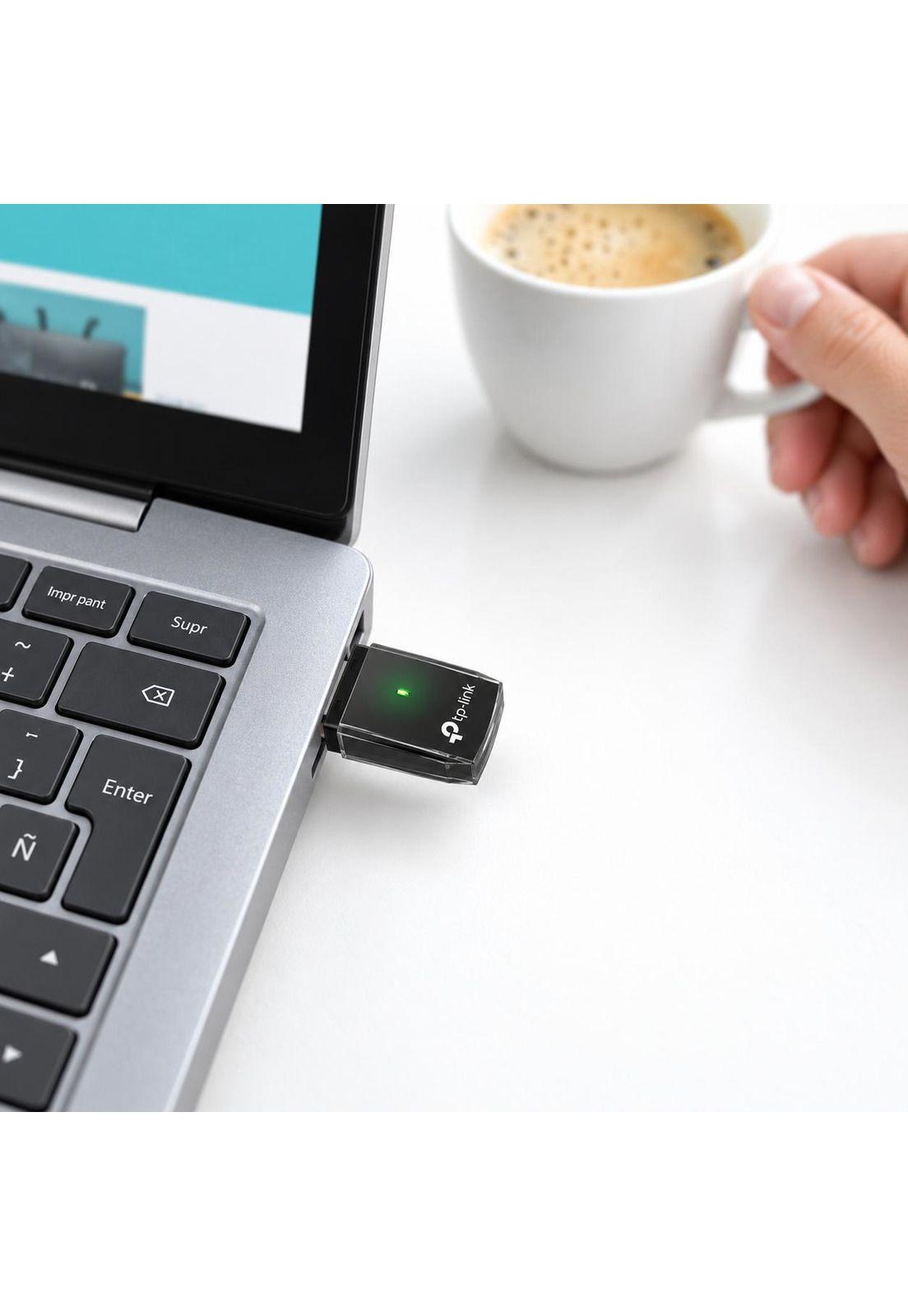 Adaptador Wifi Usb Tp-Link Doble Banda Full Speed 600 Mbps Archer T2U-6