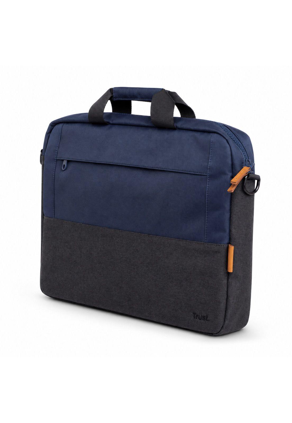 Bolso Notebook Trust Lisboa 16"Ultra Delgado Navy Premium-2
