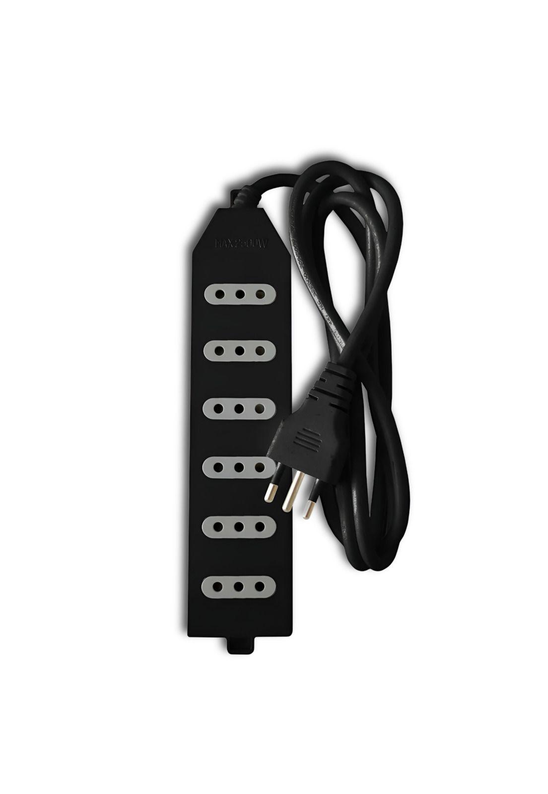 Alargador 1.5M Certificado con 6 Tomas de Corriente ME-206B1-3