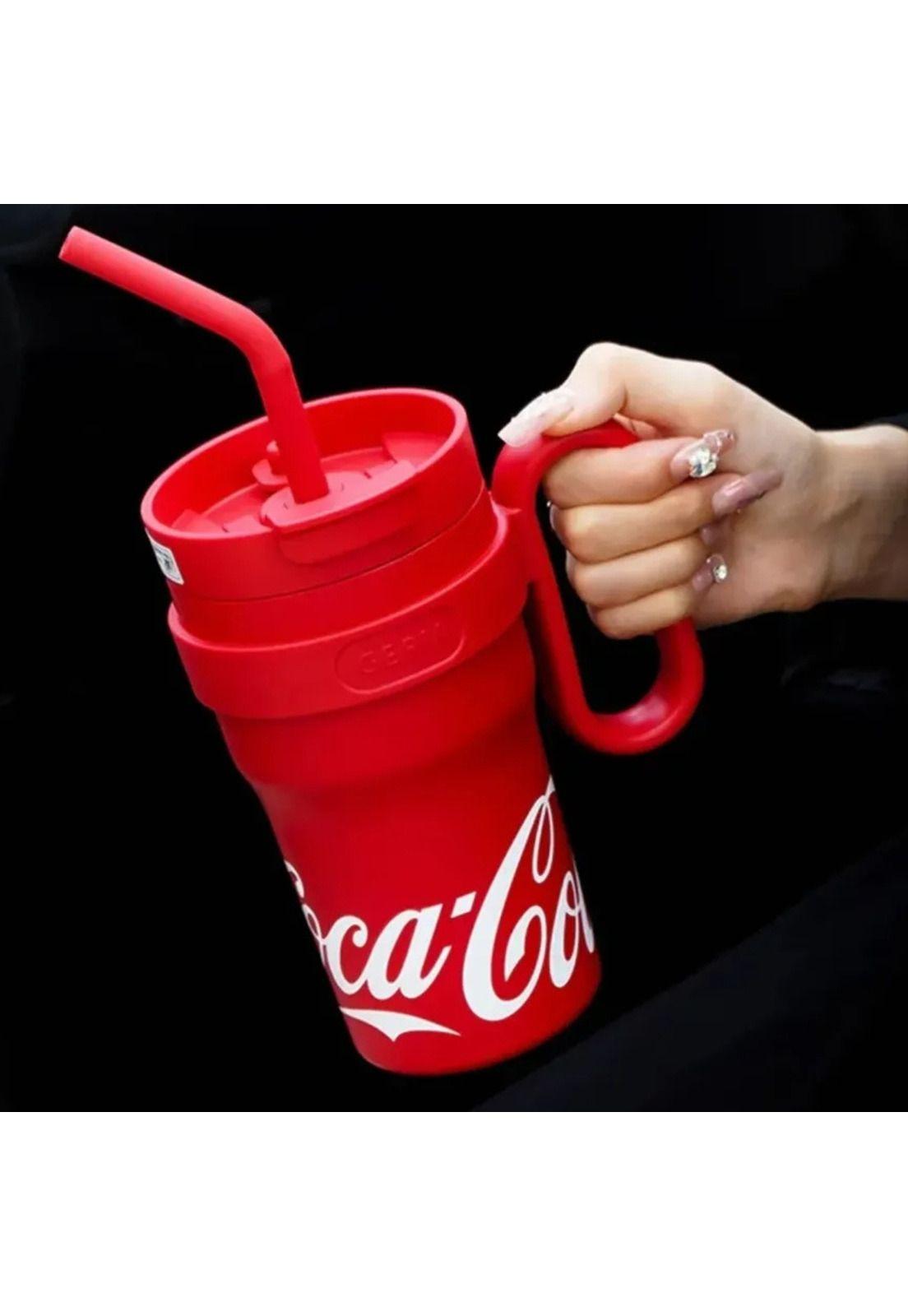 Vaso Térmico GERM Coca-Cola 1100ML RED Acero Inoxidable-9