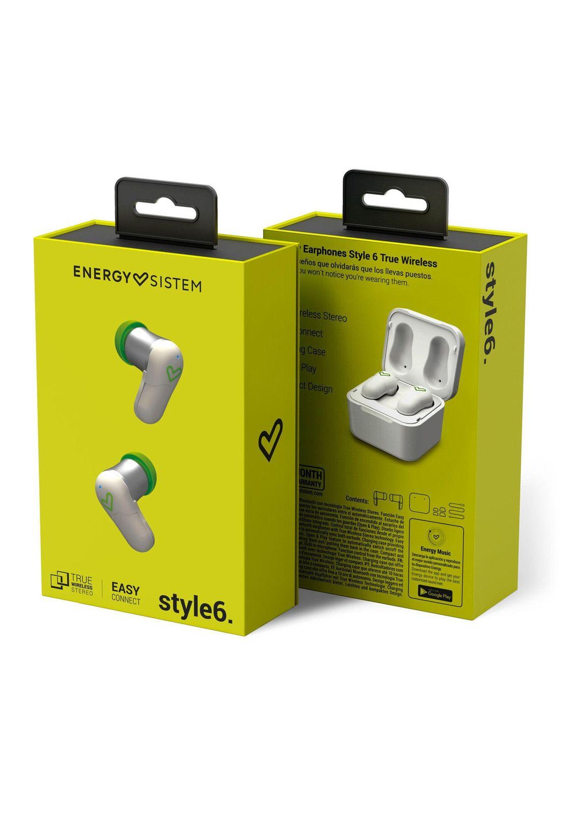 Audifono Energy Sistem Style 6 Bluetooth Blanco  447329-4