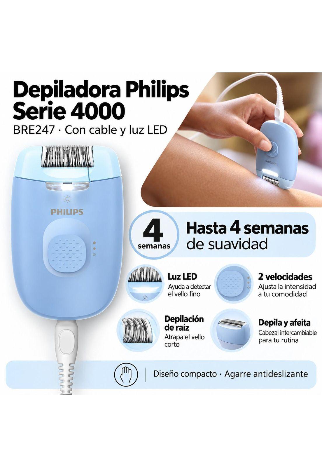 Afeitadora Eléctrica de Mujer Phlips SatinShave HP6306-2