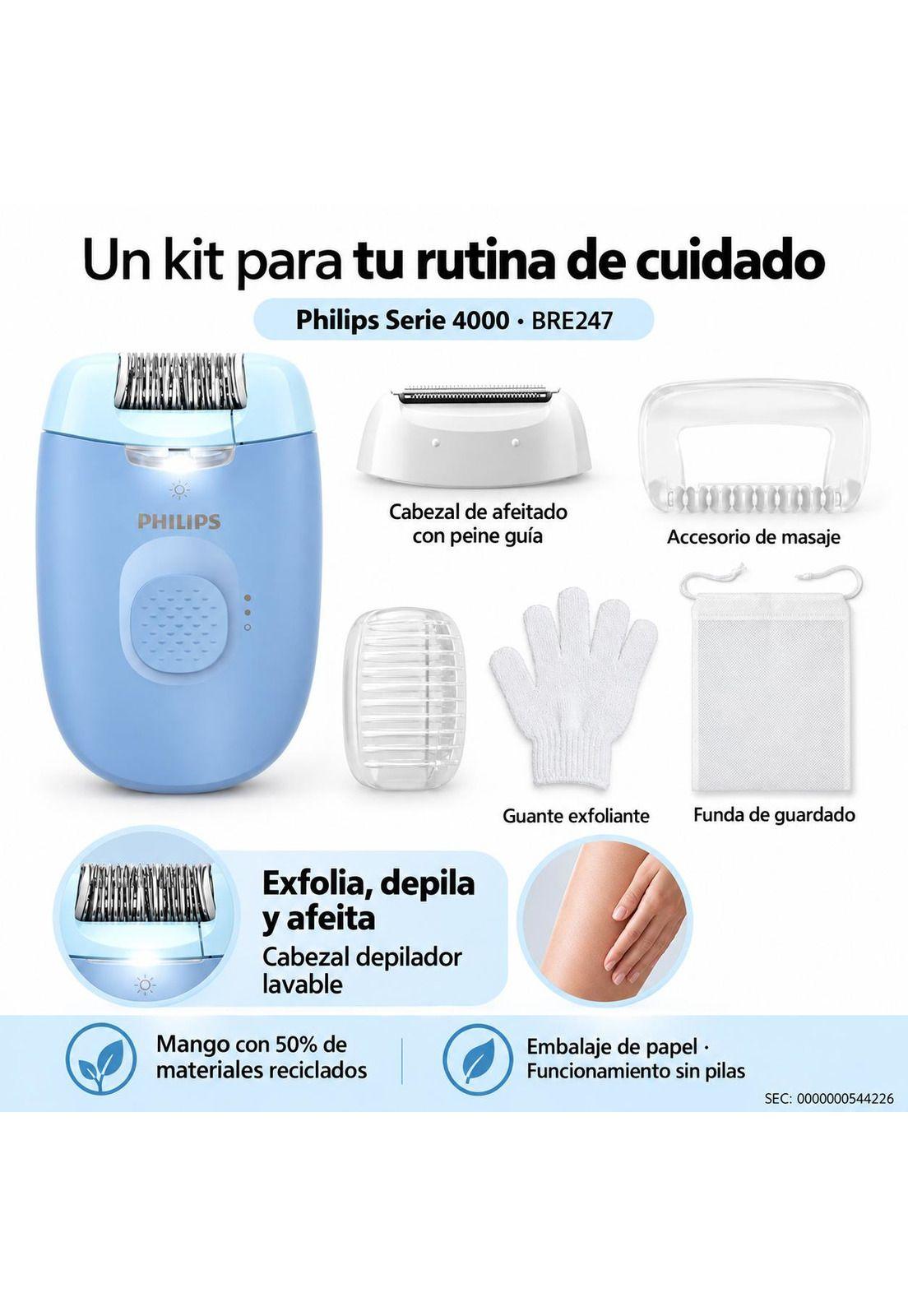 Afeitadora Eléctrica de Mujer Phlips SatinShave HP6306-3