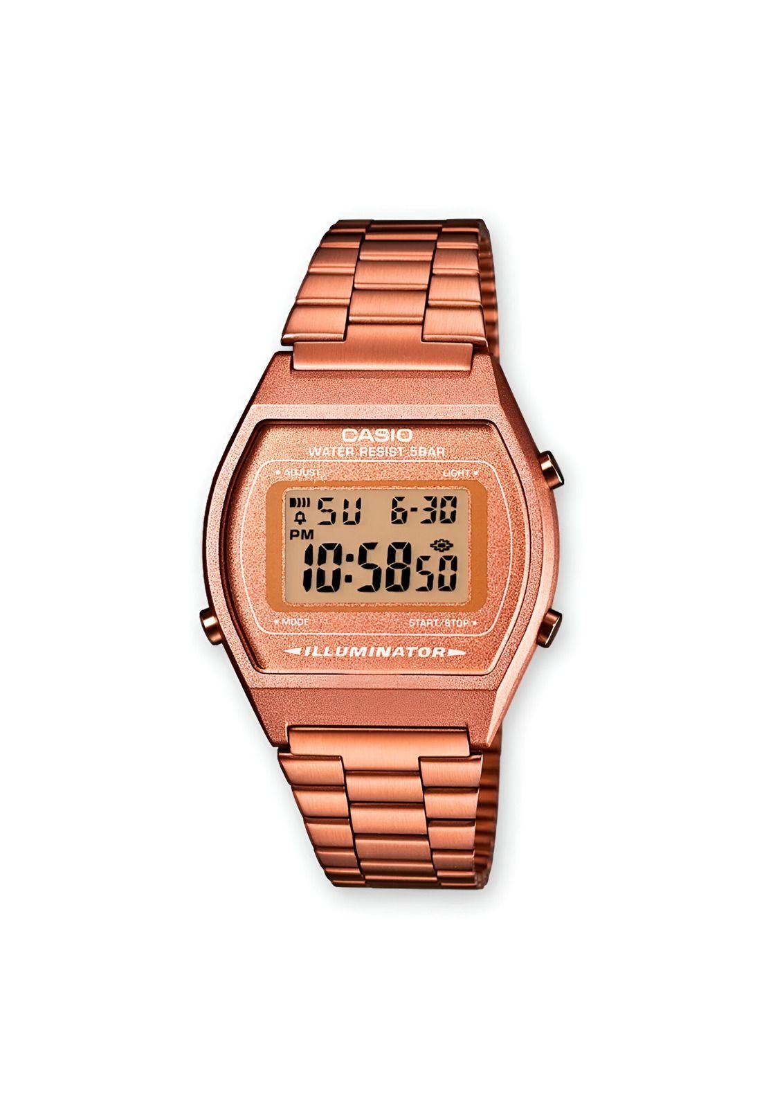 Reloj Digital Casio Oro Rosa Mujer B640WMR-5ADF-0