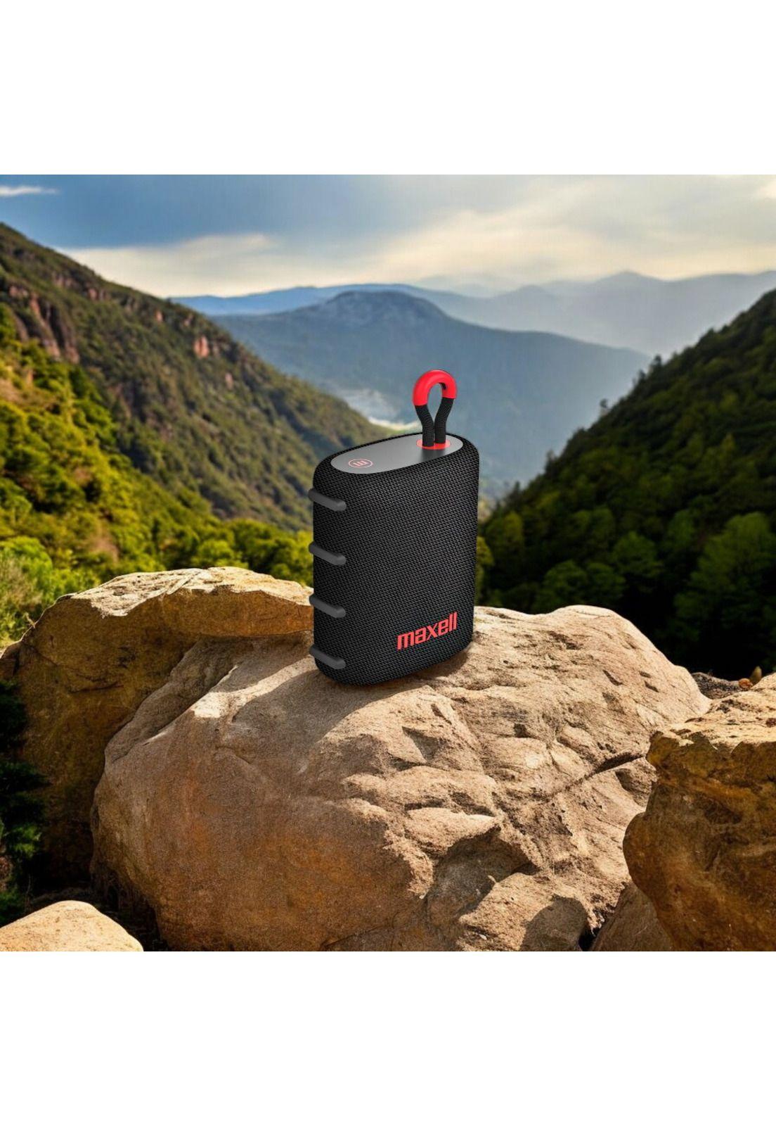 Parlante Portatil Maxell Water Resistant IPX5 Nomad Black 5W-4