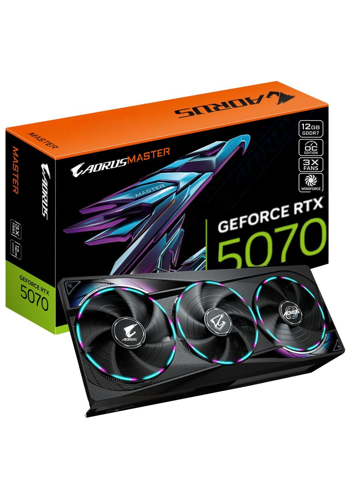Tarjeta de Video Aorus Master RTX 5070 12GB GDDR7 PCI-E 5.0-9