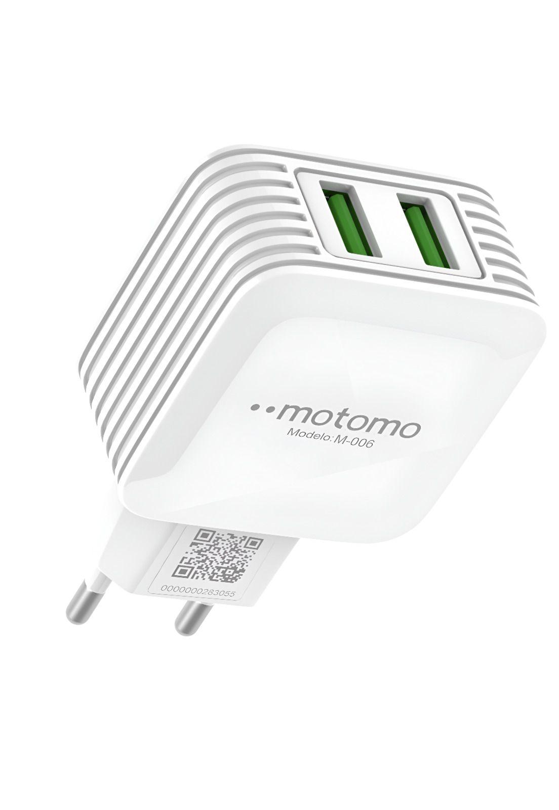 Cargador Para Iphone Motomo 12W Lighning 1m Certificado SEC-4