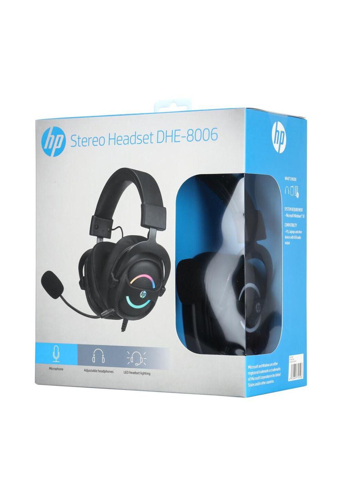 Audífonos Gamer USB HP DHE-8006 Audio 7.1 + Iluminación RGB-6