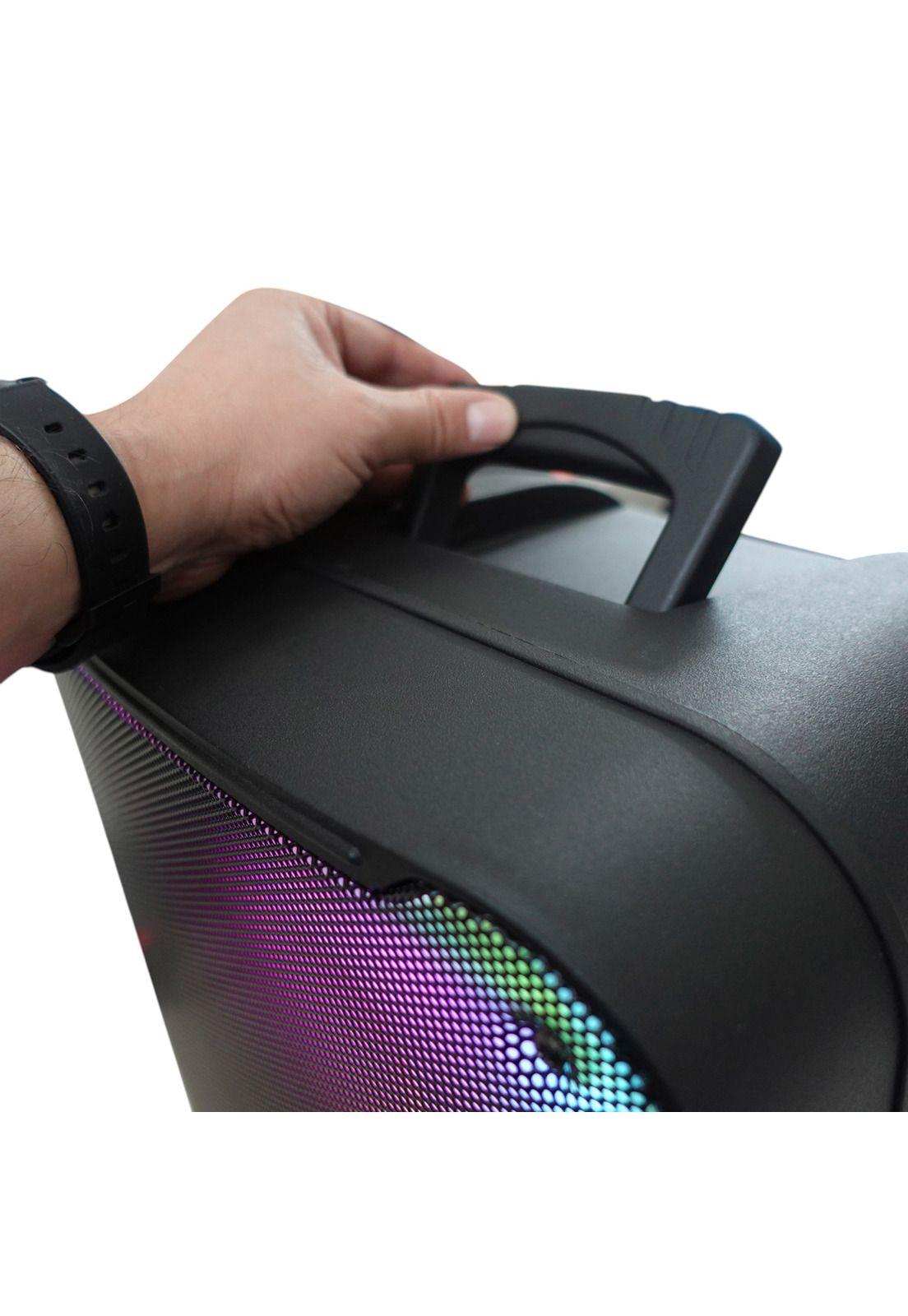 Parlante Bluetooth Flaming Ambiglow 12" RGB (Atril+ Mic) 30W-8
