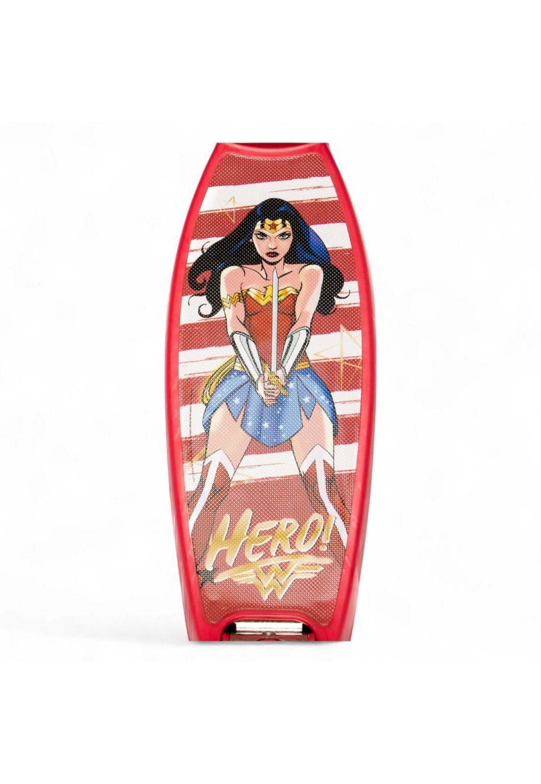 Scooter Infantil Reforzado Mujer Maravilla DC Comics 4 Rueda-2