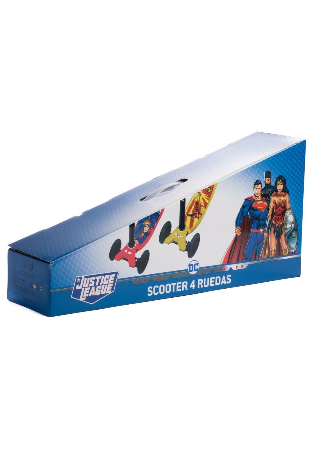Scooter Infantil Reforzado Mujer Maravilla DC Comics 4 Rueda-4