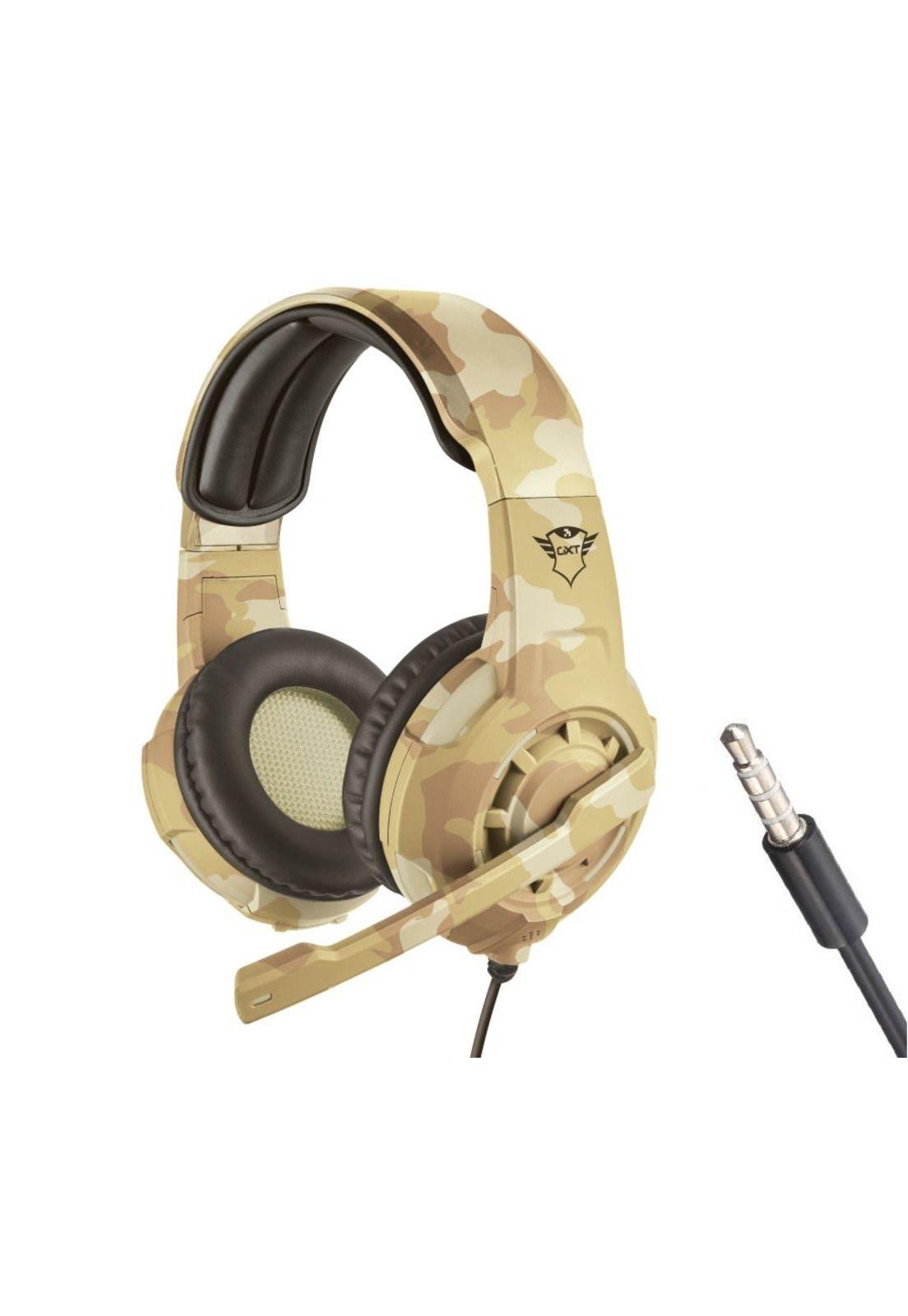 Audifono Gamer Trust Radius Gxt 310D Desert Multiplataformas 22208-4
