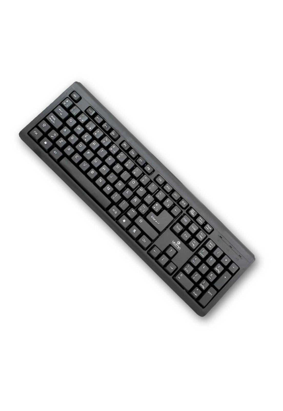 Teclado USB Multiplataformas Teclas Ultra Planas K100U-2
