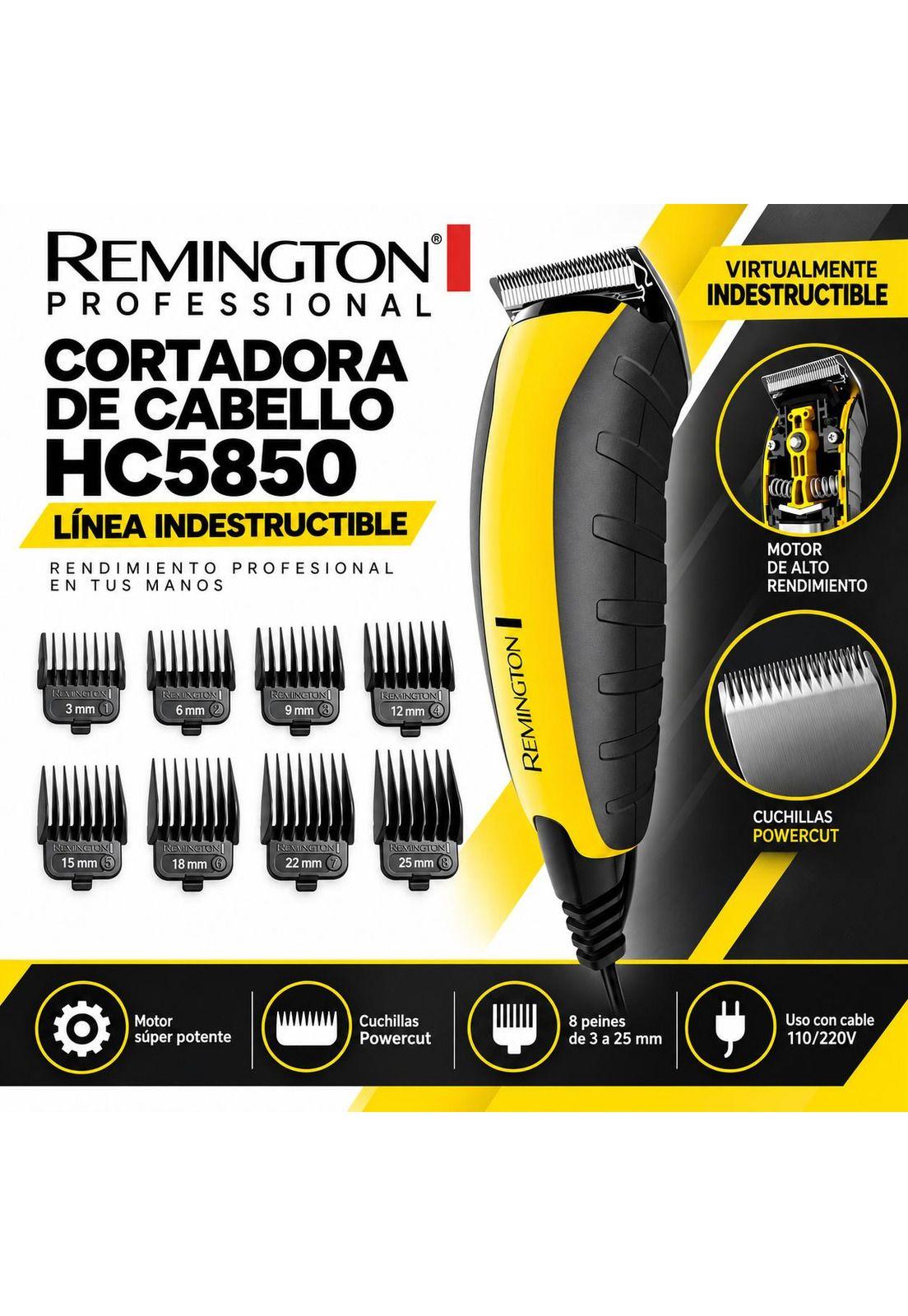 Cortadora De Cabello Remington HC5850 Indestructible 15 Pcs-6