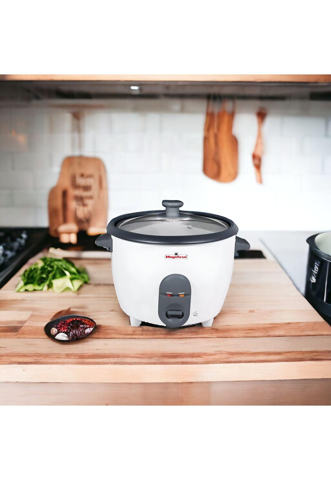Olla Arrocera Eléctrica Magefesa 1.5L Sativa Pro MGF3723 WH-4