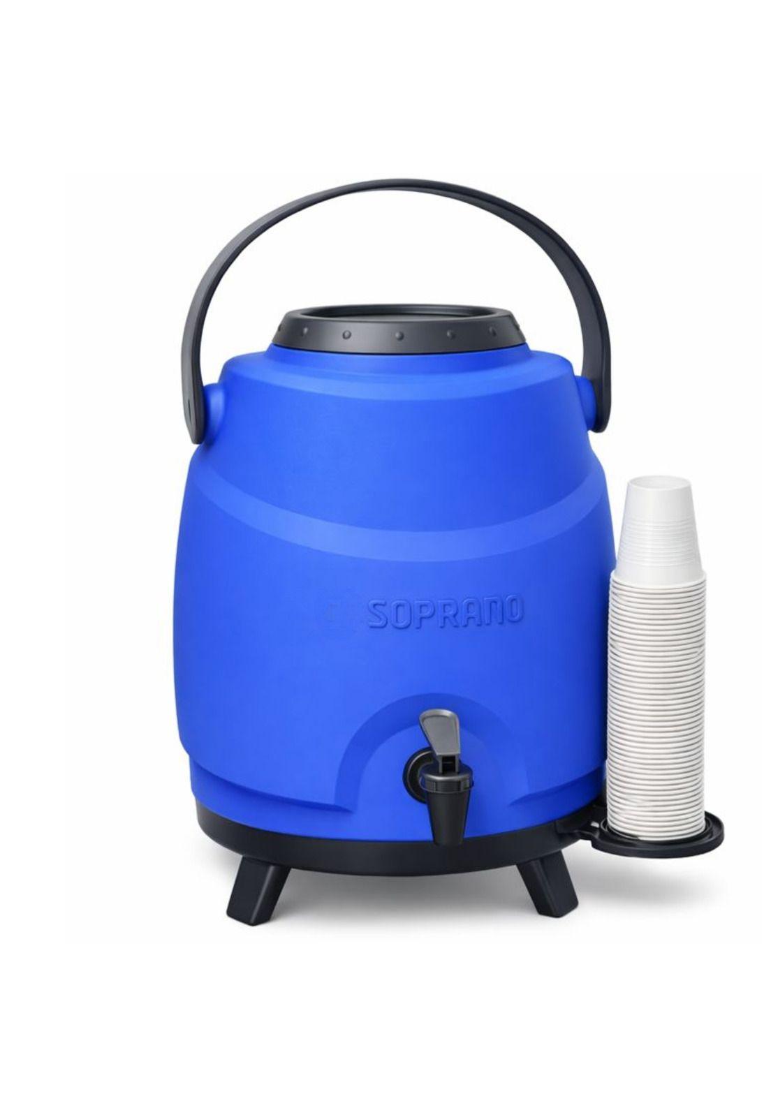 Maxi Termo 12 Litros Soprano Azul para Agua Fria y Caliente-3