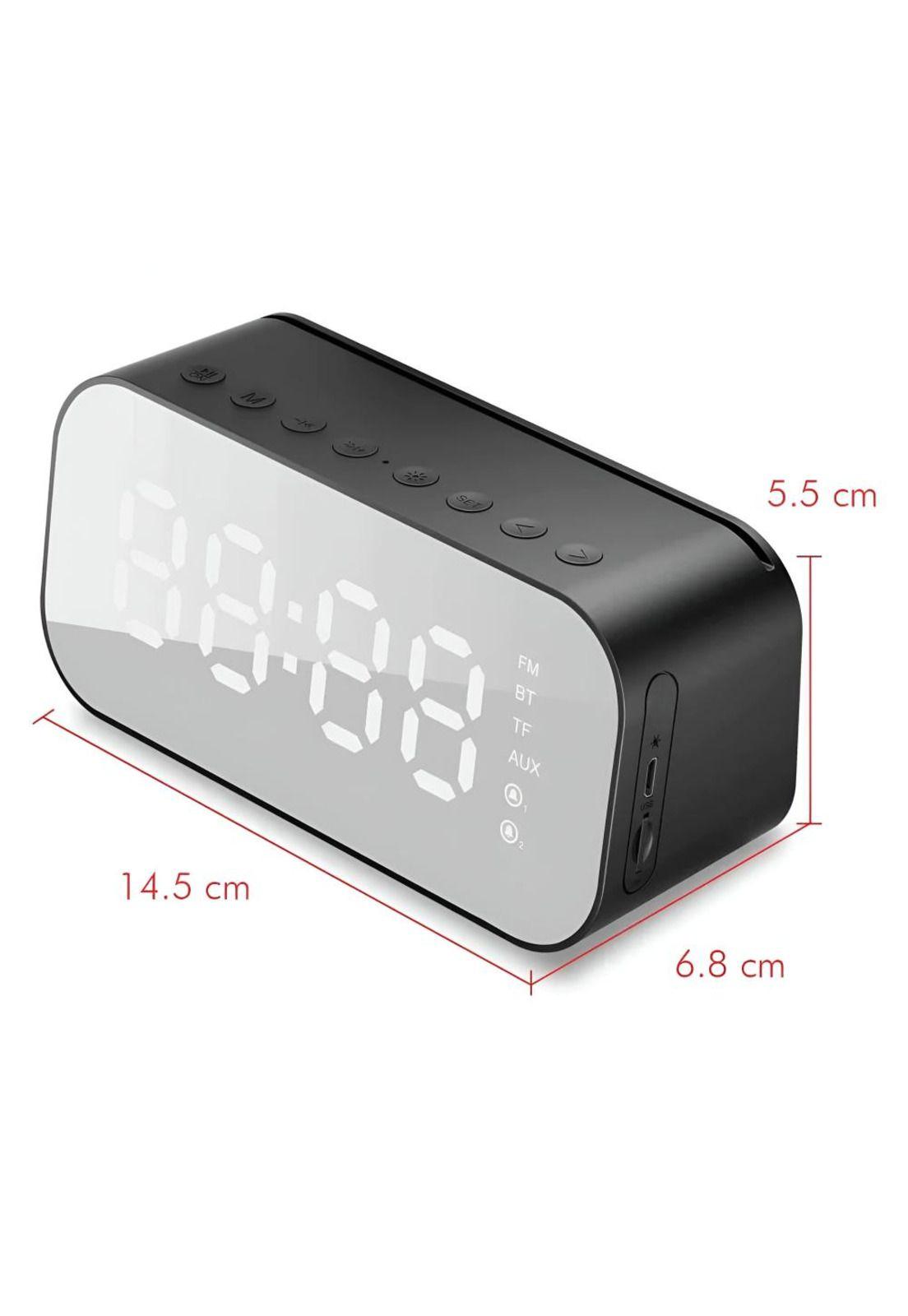 Parlante Bluetooth Havit con Despertador/ Termometro/ Radio-4