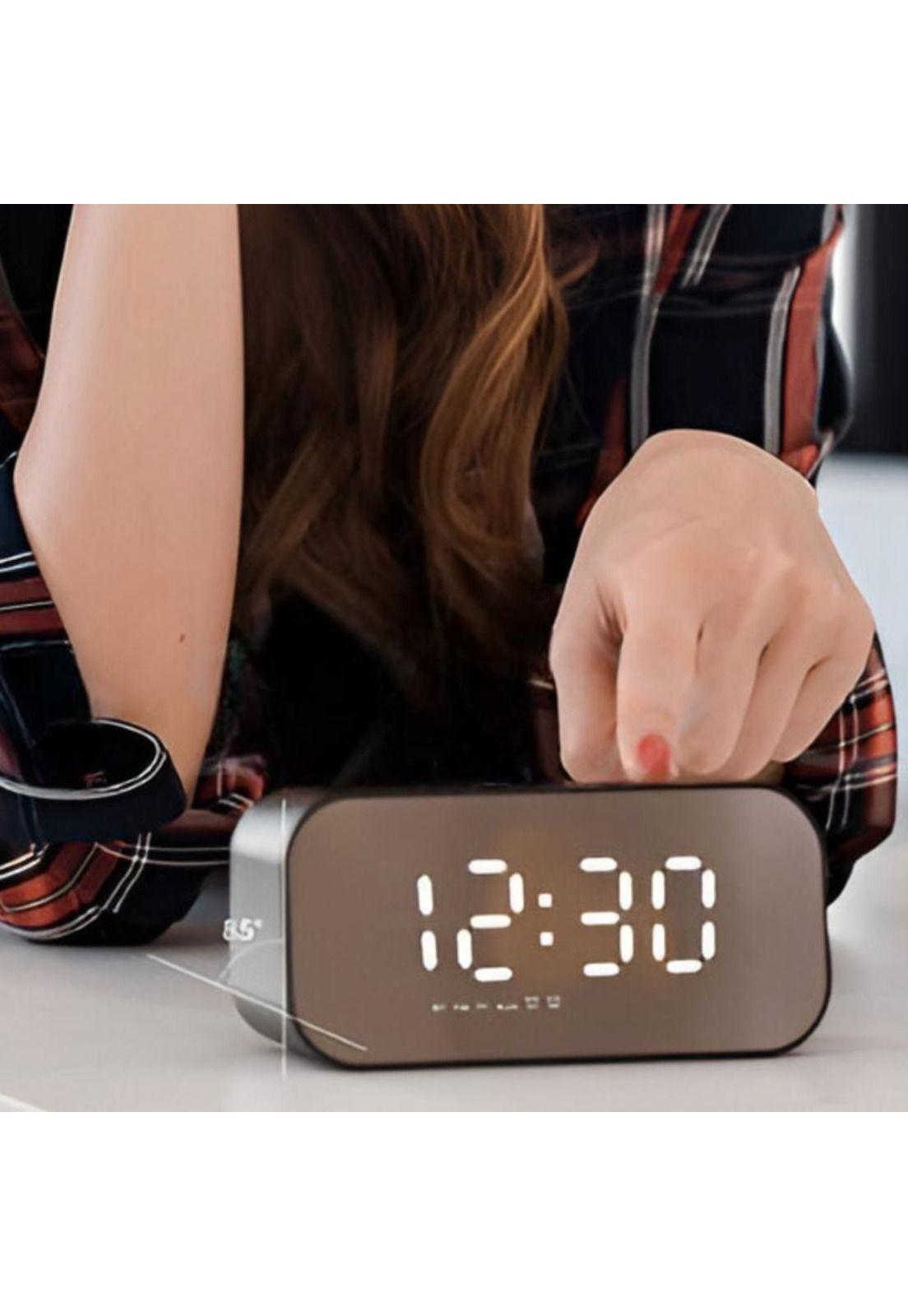 Parlante Bluetooth Havit con Despertador/ Termometro/ Radio-5