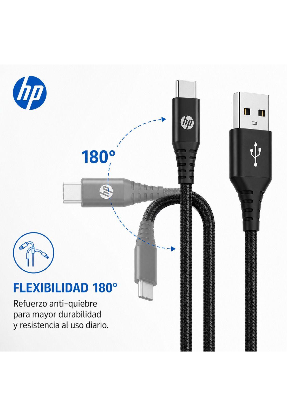 Cable De Datos HP USB a Type-C 3A High Power 2MT-2