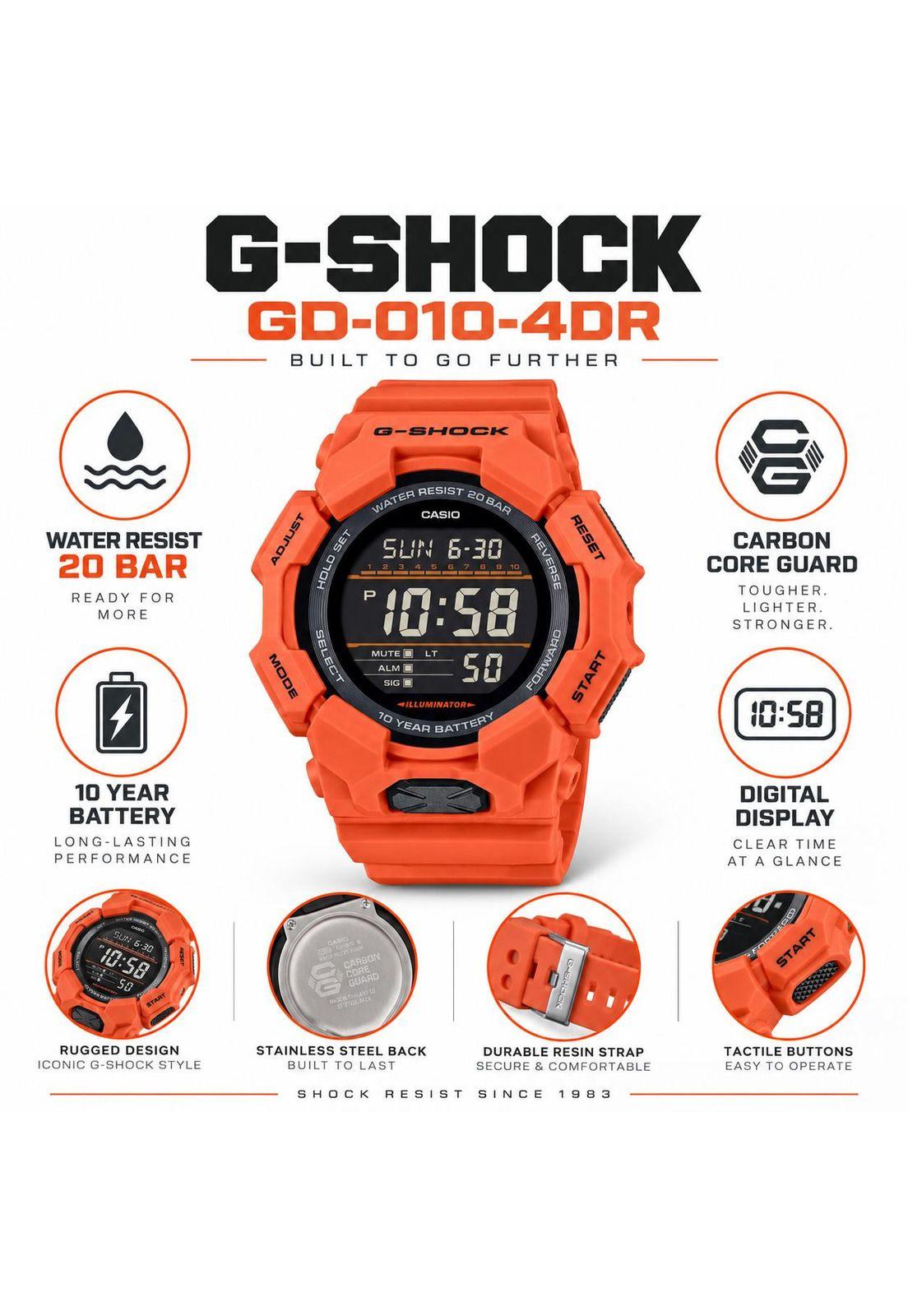 Reloj Deportivo G-SHOCK GD-010-4DR-4