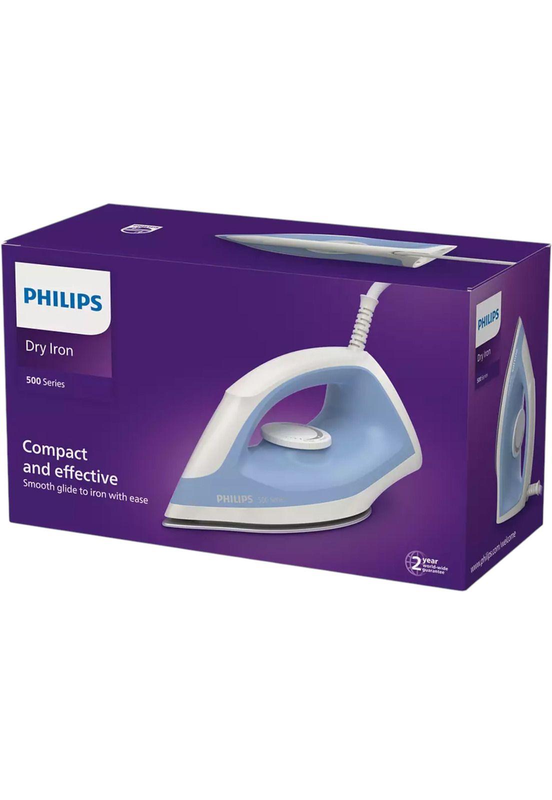 Plancha de Ropa Philips Dry Iron 1200W DST0520 SERIE 500-7