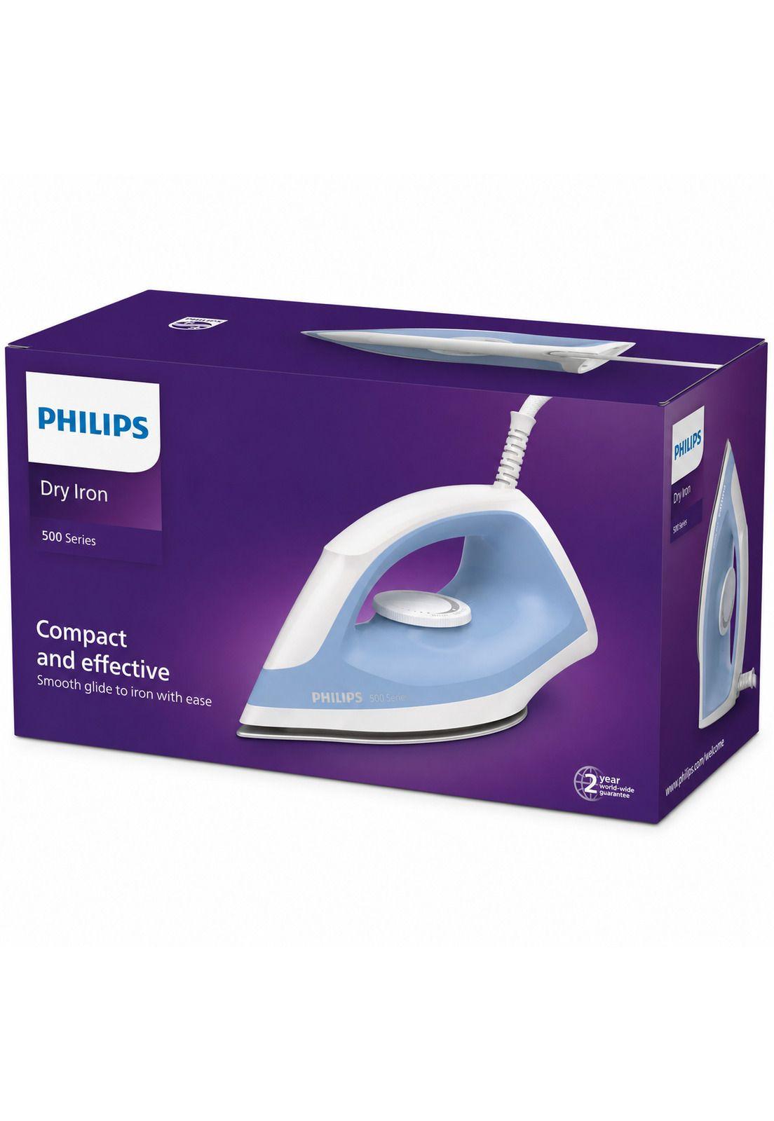 Plancha de Ropa Philips Dry Iron 1200W DST0520 SERIE 500-6