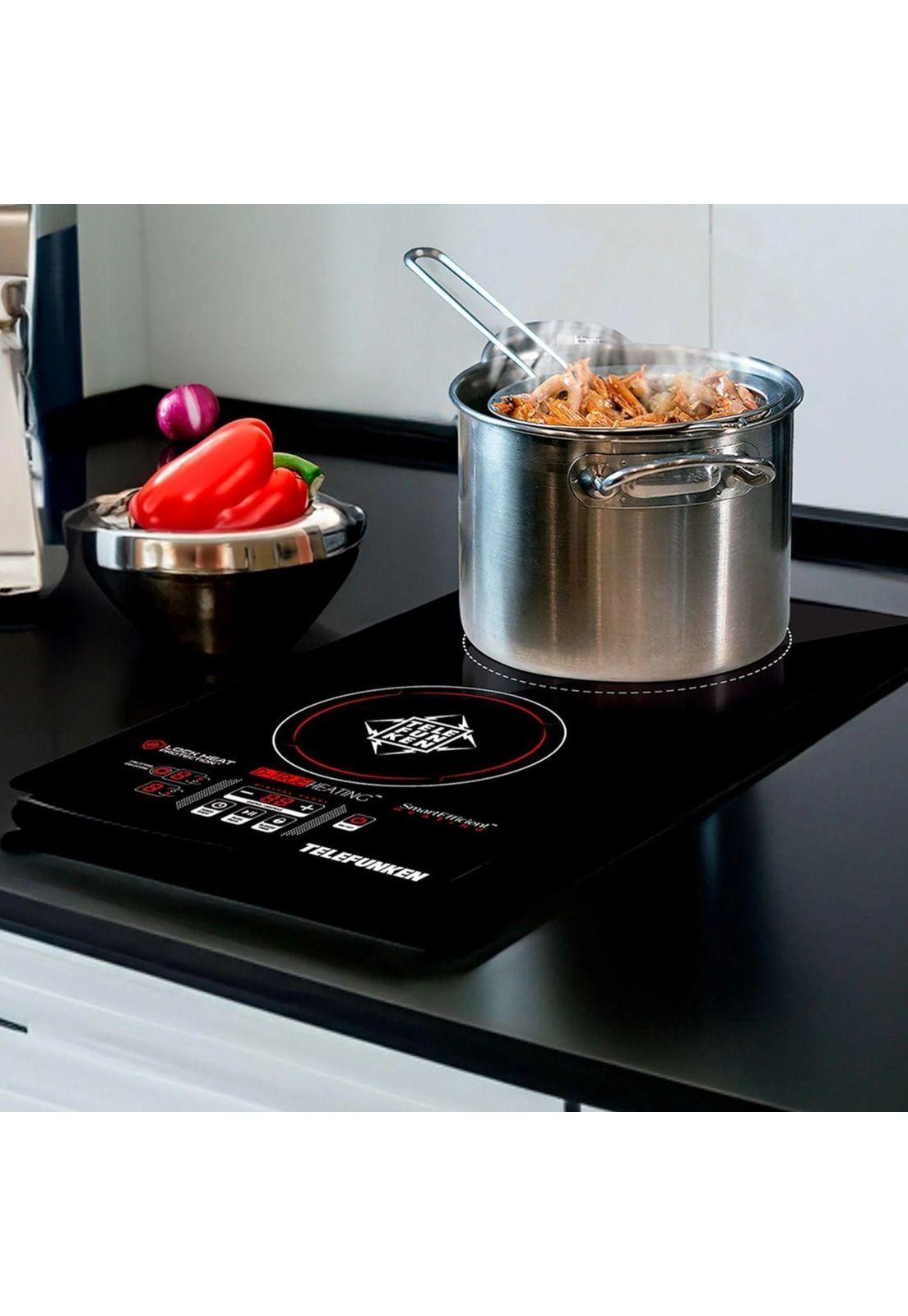 Cocina Eléctrica Encimera Dual Vitrocerámica Touch 3200W SEC-4