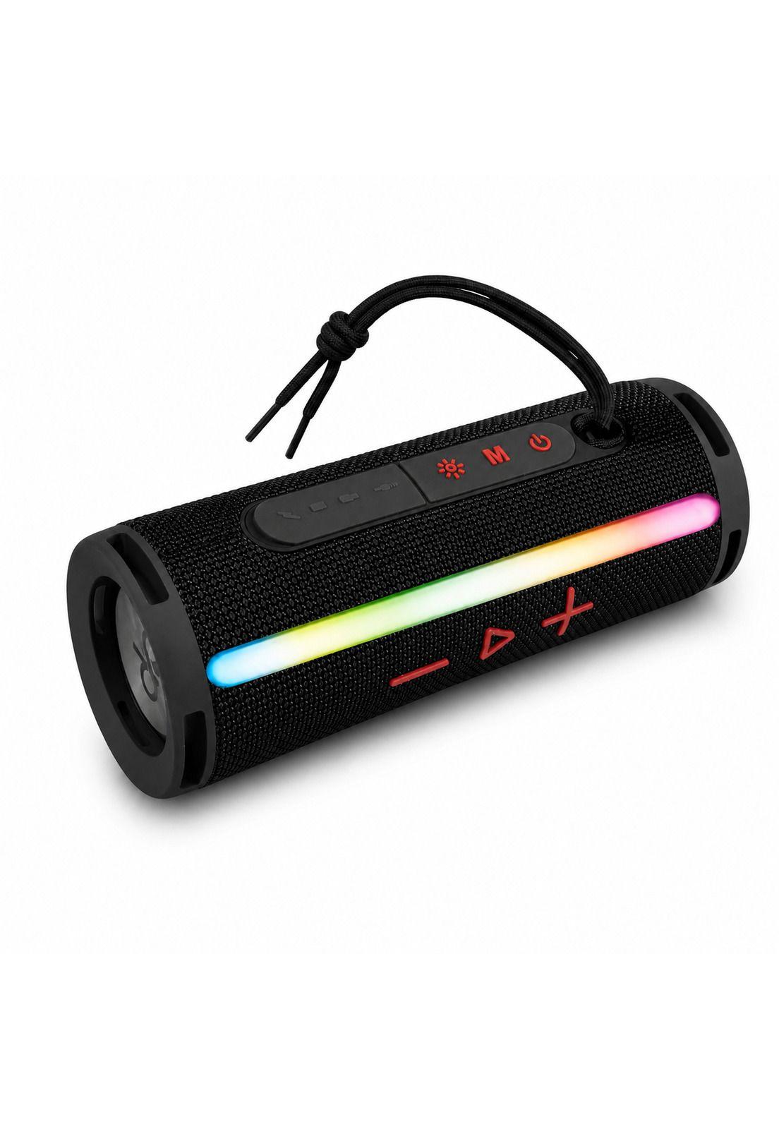Parlante Portátil Bluetooth TWS Iluminación RGB  10W Negro 12Hrs-3