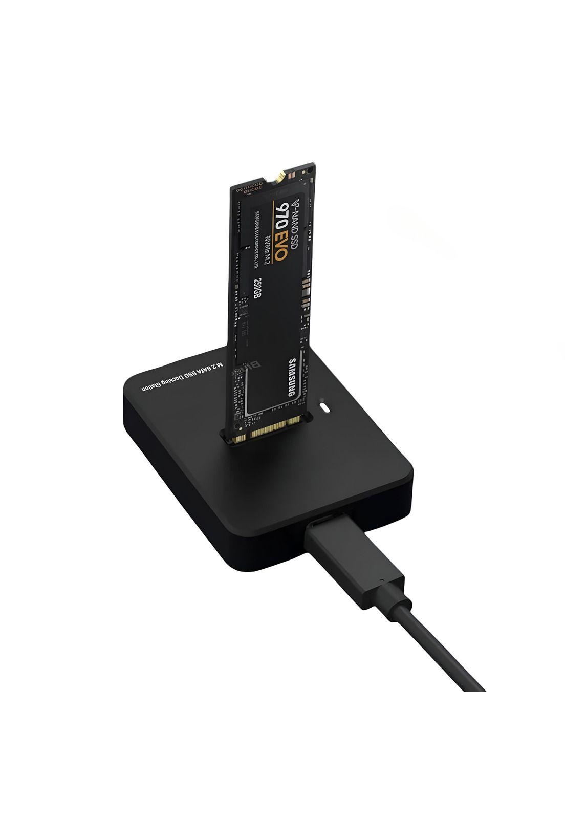 Lector de Discos SSD M.2 Dock Station USB 3.0 + USB-C DCKM2-2