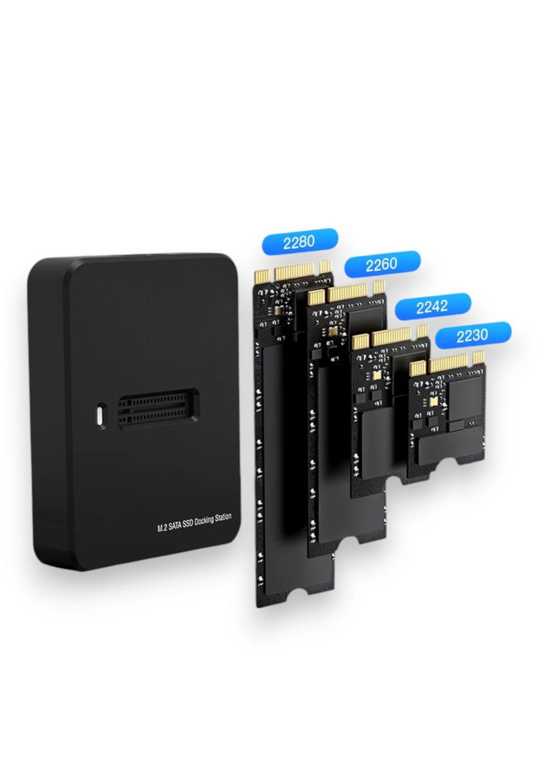 Lector de Discos SSD M.2 Dock Station USB 3.0 + USB-C DCKM2-4