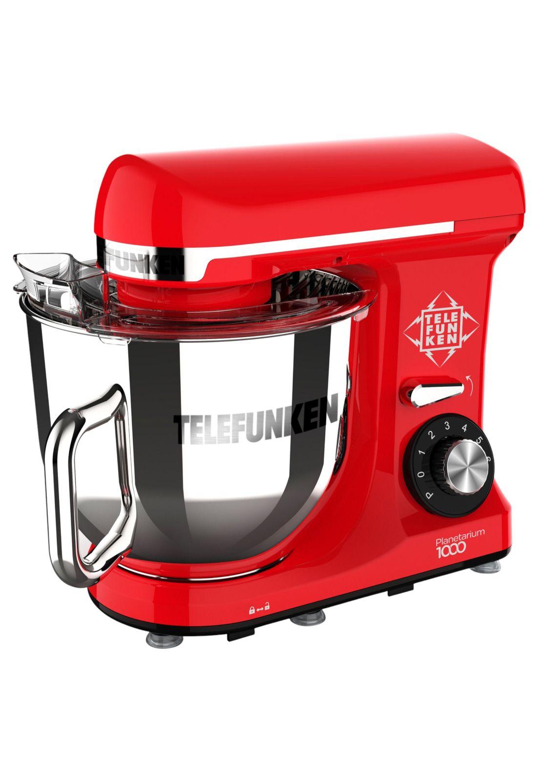Batidora de Mesa Planetaria Telefunken 1100W 5.7L Vintage-3